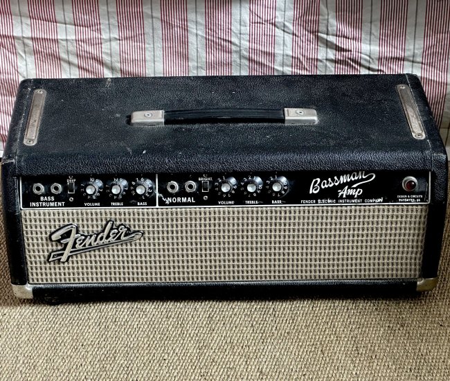 1964 Fender Bassman Head AA864 Blackface