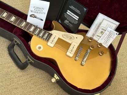 2010 Gibson Custom Shop 1956 Les Paul Reissue R6 Electric Guitar Goldtop VOS w/Lollar Imperial P-90's Excellent Condition
